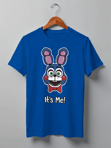 Заказать мужскую футболку в Москве. Футболка классическая Бонни ( Bonnie The Bunny) от cherdantcev - готовые дизайны и нанесение принтов.