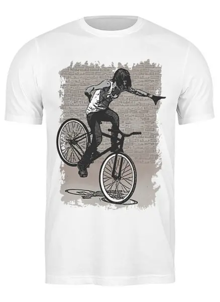 Заказать мужскую футболку в Москве. Футболка классическая Punk Ride Girl от oneredfoxstore@gmail.com - готовые дизайны и нанесение принтов.