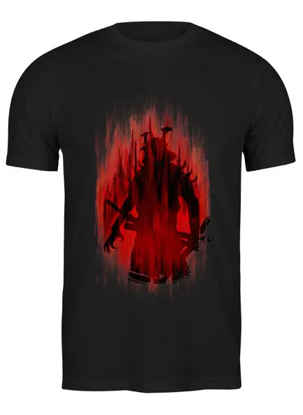 Заказать мужскую футболку в Москве. Футболка классическая Samurai от oneredfoxstore@gmail.com - готовые дизайны и нанесение принтов.