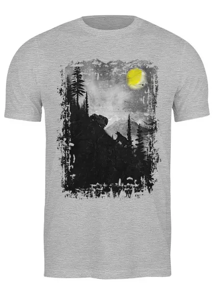 Заказать мужскую футболку в Москве. Футболка классическая Offroad от oneredfoxstore@gmail.com - готовые дизайны и нанесение принтов.