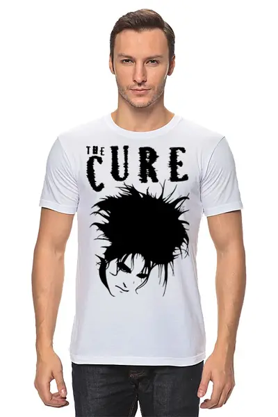 Заказать мужскую футболку в Москве. Футболка классическая The Cure от geekbox - готовые дизайны и нанесение принтов.