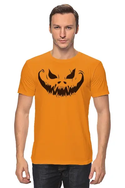 Заказать мужскую футболку в Москве. Футболка классическая HALLOWEEN от CoolDesign - готовые дизайны и нанесение принтов.