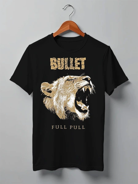 Заказать мужскую футболку в Москве. Футболка классическая Bullet Band от Leichenwagen - готовые дизайны и нанесение принтов.