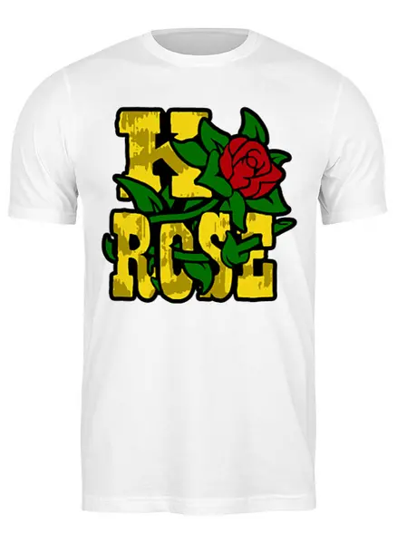 Заказать мужскую футболку в Москве. Футболка классическая K-Rose от Илья  - готовые дизайны и нанесение принтов.