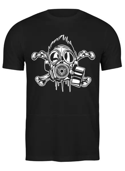 Заказать мужскую футболку в Москве. Футболка классическая Oldschool от oneredfoxstore@gmail.com - готовые дизайны и нанесение принтов.