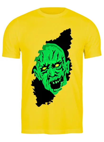 Заказать мужскую футболку в Москве. Футболка классическая Zombie  от ПРИНТЫ ПЕЧАТЬ  - готовые дизайны и нанесение принтов.