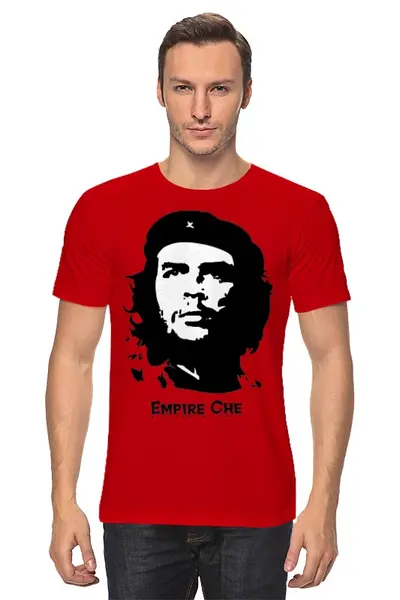 Заказать мужскую футболку в Москве. Футболка классическая Empire Che от Танюшка Черевкова - готовые дизайны и нанесение принтов.