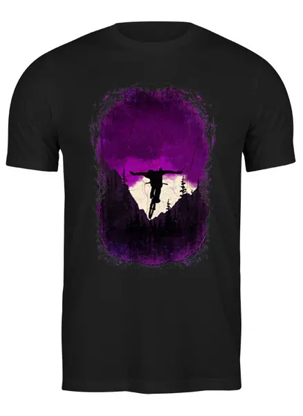 Заказать мужскую футболку в Москве. Футболка классическая No Hander от oneredfoxstore@gmail.com - готовые дизайны и нанесение принтов.