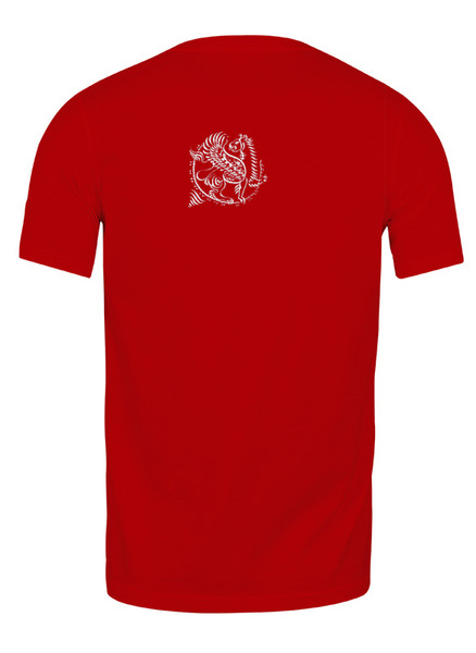 Заказать мужскую футболку в Москве. Футболка классическая Крылатый лев - геральдический символ от Calligrafika - готовые дизайны и нанесение принтов.