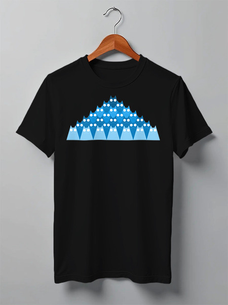 Заказать мужскую футболку в Москве. Футболка классическая Cats Here от oneredfoxstore@gmail.com - готовые дизайны и нанесение принтов.