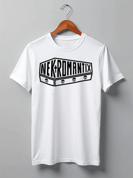 Заказать мужскую футболку в Москве. Футболка классическая NekRomantix от Вячеслав Дейнеко - готовые дизайны и нанесение принтов.
