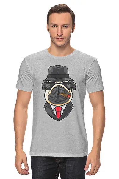 Заказать мужскую футболку в Москве. Футболка классическая MIB   от queen  - готовые дизайны и нанесение принтов.