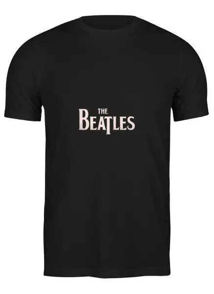 Заказать мужскую футболку в Москве. Футболка классическая Beatles от Виктор Гришин - готовые дизайны и нанесение принтов.