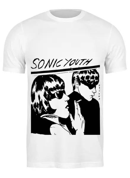Заказать мужскую футболку в Москве. Футболка классическая Sonic Youth-Goo от CaseyBe - готовые дизайны и нанесение принтов.
