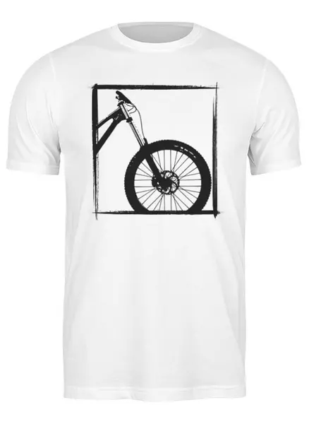 Заказать мужскую футболку в Москве. Футболка классическая My Bike от oneredfoxstore@gmail.com - готовые дизайны и нанесение принтов.