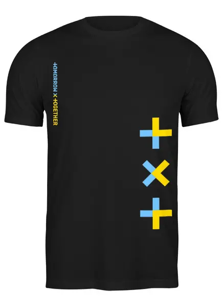 Заказать мужскую футболку в Москве. Футболка классическая TXT / Tomorrow X Together  от geekbox - готовые дизайны и нанесение принтов.