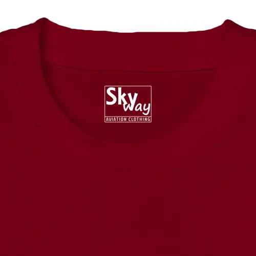 Заказать мужскую футболку в Москве. Футболка классическая Летайте самолетами от SkyWay Aviation Clothing RUS  - готовые дизайны и нанесение принтов.