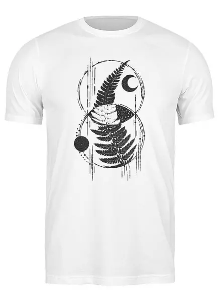 Заказать мужскую футболку в Москве. Футболка классическая My Space Fern от oneredfoxstore@gmail.com - готовые дизайны и нанесение принтов.