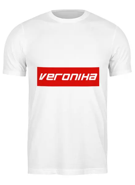 Заказать мужскую футболку в Москве. Футболка классическая Veronika от THE_NISE  - готовые дизайны и нанесение принтов.