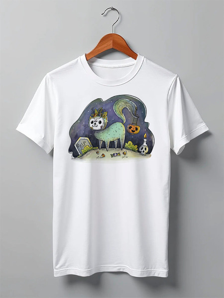 Заказать мужскую футболку в Москве. Футболка классическая Zombies от oneredfoxstore@gmail.com - готовые дизайны и нанесение принтов.
