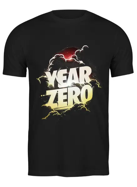 Заказать мужскую футболку в Москве. Футболка классическая YEAR ZERO от esse - готовые дизайны и нанесение принтов.