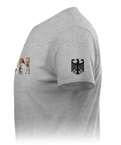 Заказать мужскую футболку в Москве. Футболка классическая На память о Берлине, вариант 1-01de от Andy Quarry - готовые дизайны и нанесение принтов.