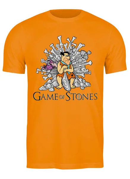 Заказать мужскую футболку в Москве. Футболка классическая Game of Stones от balden - готовые дизайны и нанесение принтов.