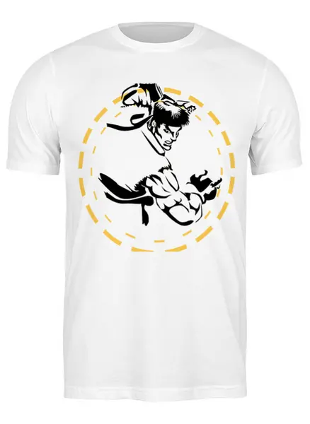 Заказать мужскую футболку в Москве. Футболка классическая Dendy от oneredfoxstore@gmail.com - готовые дизайны и нанесение принтов.