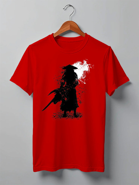 Заказать мужскую футболку в Москве. Футболка классическая Samurai от oneredfoxstore@gmail.com - готовые дизайны и нанесение принтов.