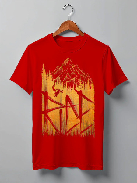 Заказать мужскую футболку в Москве. Футболка классическая Ride Motocross от oneredfoxstore@gmail.com - готовые дизайны и нанесение принтов.