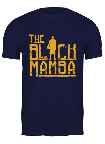 Заказать мужскую футболку в Москве. Футболка классическая The Black Mamba от skynatural - готовые дизайны и нанесение принтов.