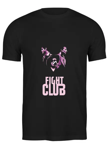 Заказать мужскую футболку в Москве. Футболка классическая Fight Club от priceless - готовые дизайны и нанесение принтов.