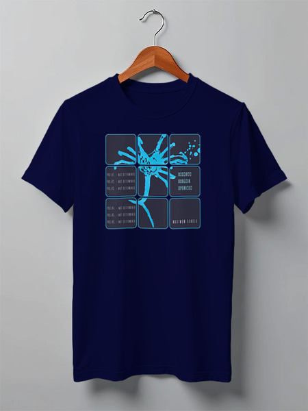 Заказать мужскую футболку в Москве. Футболка классическая Aliens от oneredfoxstore@gmail.com - готовые дизайны и нанесение принтов.