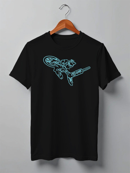 Заказать мужскую футболку в Москве. Футболка классическая Mountain Bike от oneredfoxstore@gmail.com - готовые дизайны и нанесение принтов.