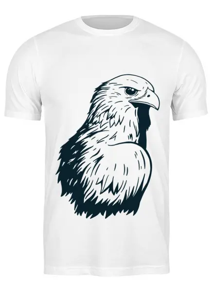 Заказать мужскую футболку в Москве. Футболка классическая Орел  от acidhouses - готовые дизайны и нанесение принтов.