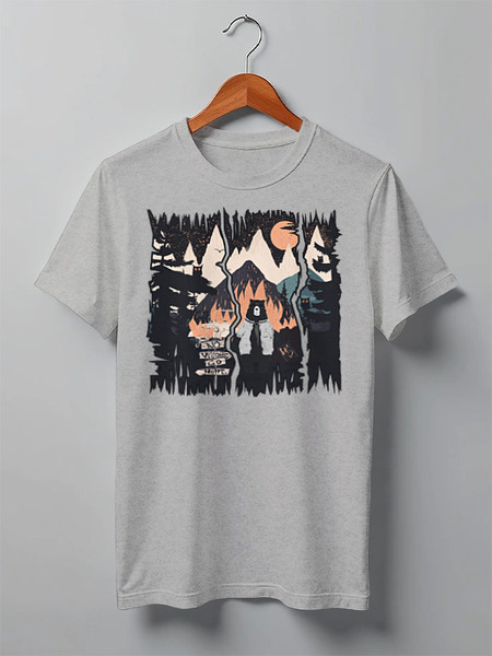 Заказать мужскую футболку в Москве. Футболка классическая Go Home! от oneredfoxstore@gmail.com - готовые дизайны и нанесение принтов.