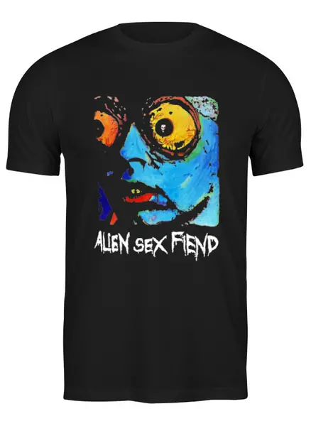 Заказать мужскую футболку в Москве. Футболка классическая Alien Sex Fiend / Acid Bath от OEX design - готовые дизайны и нанесение принтов.