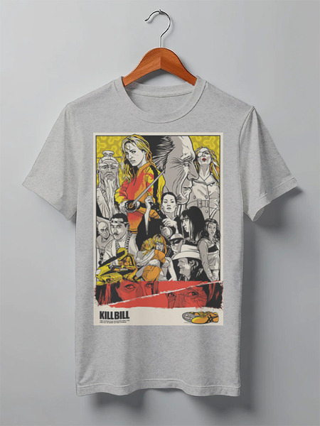 Заказать мужскую футболку в Москве. Футболка классическая Kill Bill  от KinoArt - готовые дизайны и нанесение принтов.
