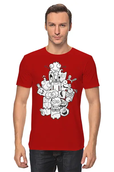 Заказать мужскую футболку в Москве. Футболка классическая Zombies от oneredfoxstore@gmail.com - готовые дизайны и нанесение принтов.