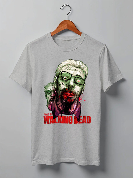 Заказать мужскую футболку в Москве. Футболка классическая Walking Dead от Printio - готовые дизайны и нанесение принтов.