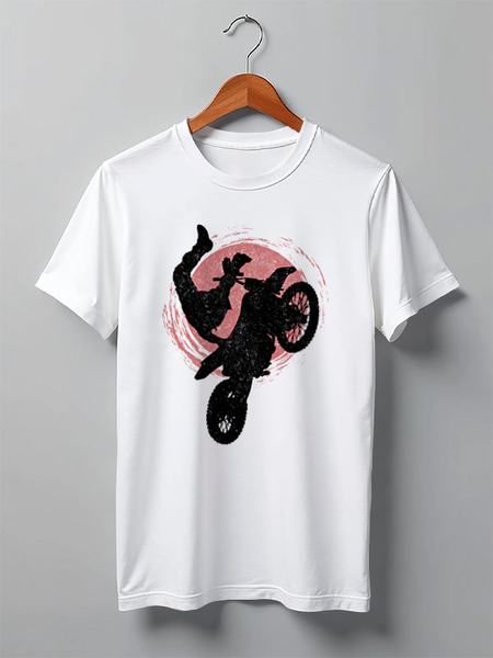 Заказать мужскую футболку в Москве. Футболка классическая Sun Ride от oneredfoxstore@gmail.com - готовые дизайны и нанесение принтов.