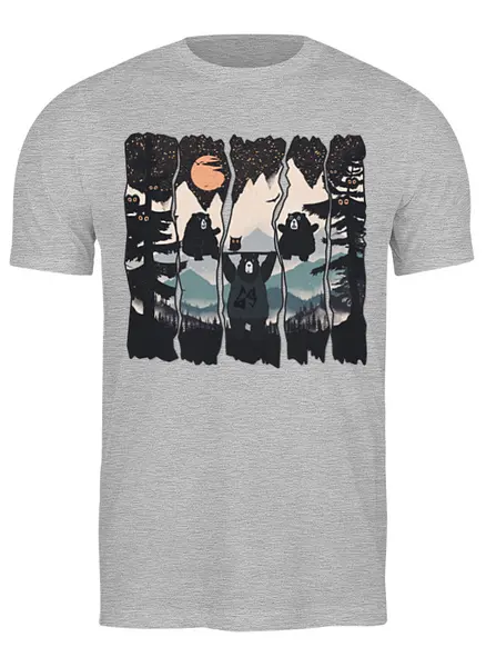 Заказать мужскую футболку в Москве. Футболка классическая Wild Gym от oneredfoxstore@gmail.com - готовые дизайны и нанесение принтов.