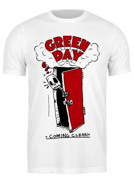 Заказать мужскую футболку в Москве. Футболка классическая Green Day от geekbox - готовые дизайны и нанесение принтов.