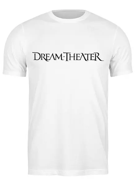 Заказать мужскую футболку в Москве. Футболка классическая Dream Theater от Fedor - готовые дизайны и нанесение принтов.