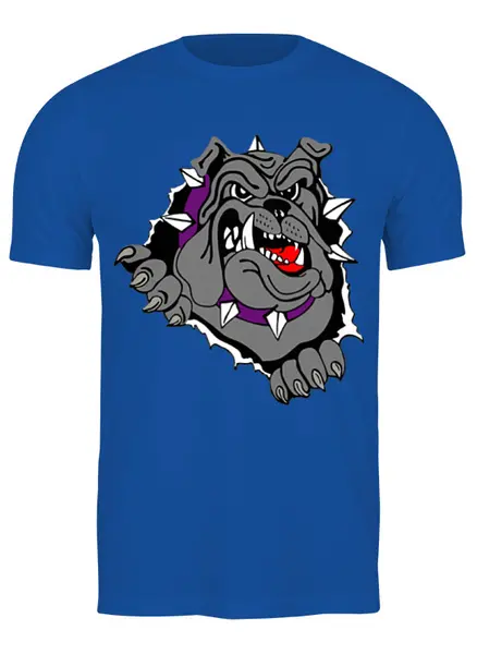 Заказать мужскую футболку в Москве. Футболка классическая Bulldog от Tony Rizzo - готовые дизайны и нанесение принтов.