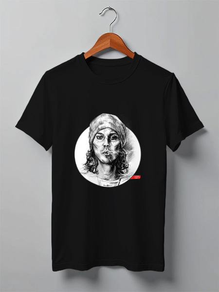 Заказать мужскую футболку в Москве. Футболка классическая "Star Eyes Collection": Ville Valo от Octopuslabel - готовые дизайны и нанесение принтов.