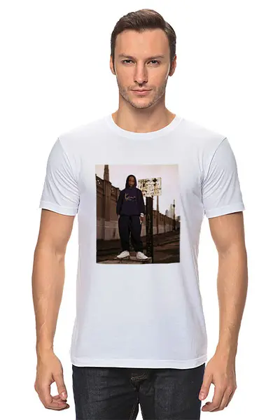 Заказать мужскую футболку в Москве. Футболка классическая Tupac Amaru Shakur от buddha - готовые дизайны и нанесение принтов.