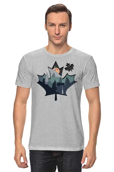 Заказать мужскую футболку в Москве. Футболка классическая Offroad от oneredfoxstore@gmail.com - готовые дизайны и нанесение принтов.