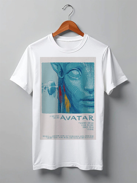 Заказать мужскую футболку в Москве. Футболка классическая Аватар / Avatar от kino.printio.ru - готовые дизайны и нанесение принтов.