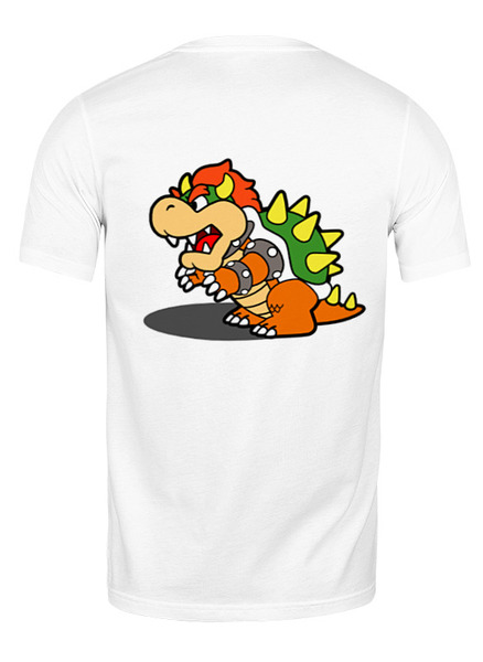 Заказать мужскую футболку в Москве. Футболка классическая Super Mario Bros. от game-fan - готовые дизайны и нанесение принтов.